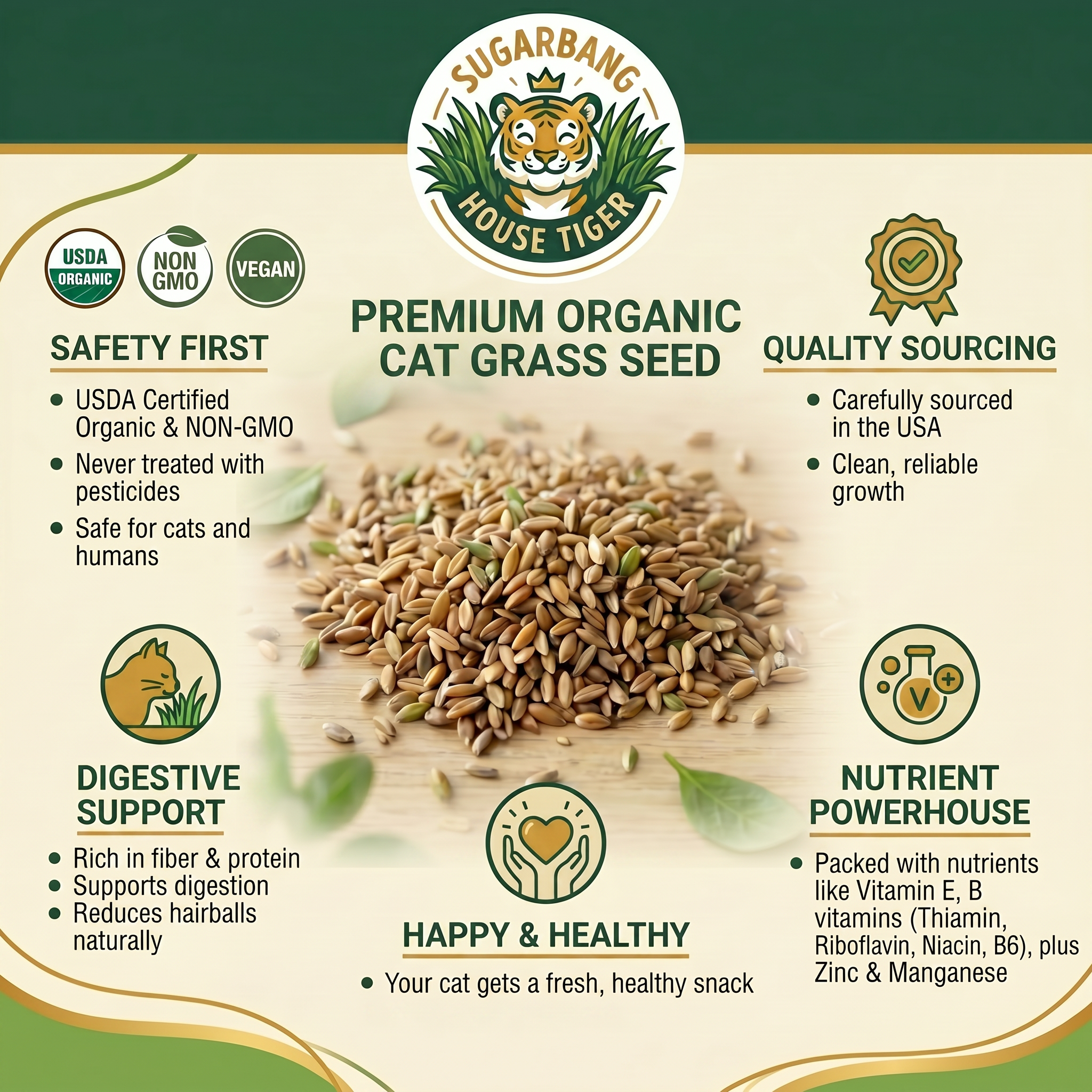Cat Grass Starter Bundle