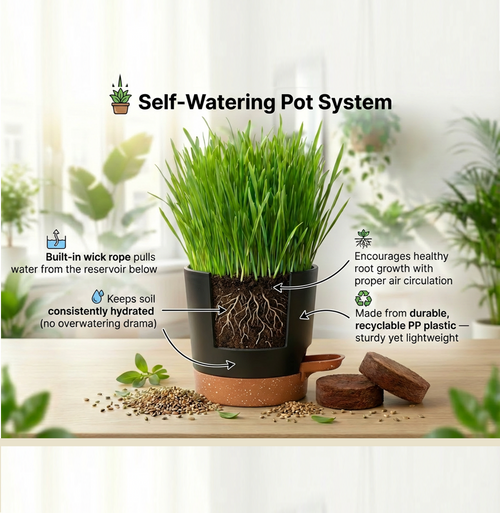 Organic Cat Grass Kit