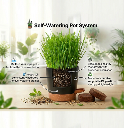 Organic Cat Grass Kit
